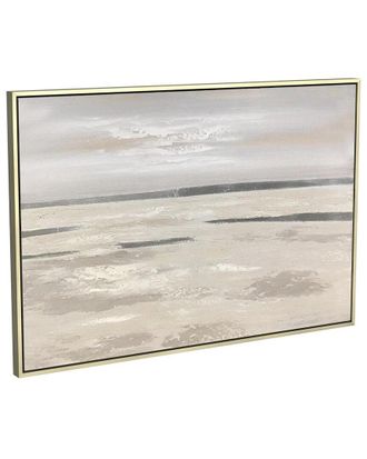 Bassett Mirror Company Silver Landscape Framed Canvas