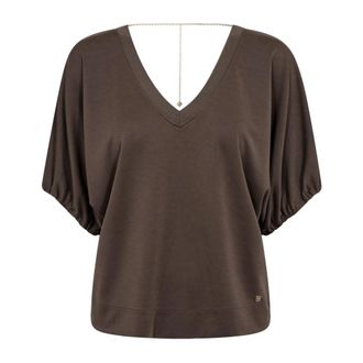 Mos Mosh Camiseta Delicioso - Tops - Mujer - Marr&oacute;n - XL