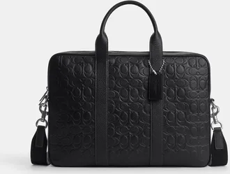 Coach Austin Brief In Signature Leather