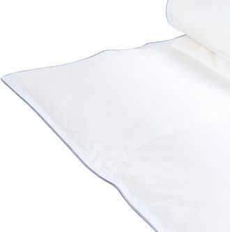 Beliani Edred&oacute;n De Lujo De Plumas Y Plum&oacute;n De Pato Ligero C&aacute;lido 6 Tog 220 X 240 Cm Blanco Krivan