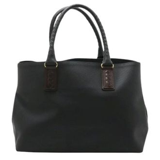 Bottega Veneta Pre-owned Tote Bags, female, Black, Size: ONE SIZE Pre-owned Vintage Tote Bag