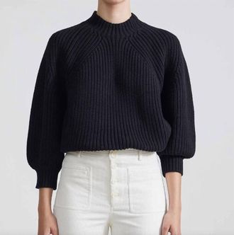 Apiece Apart Eco Nueva Merel Sweater In Black