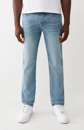 True Religion Geno Flap Slim Jeans in Light Icy Blue Pine at Nordstrom Rack, Size 36 X R