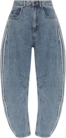 adidas Dames, Jeans, Blauw, Maat: W30 L32 Katoen