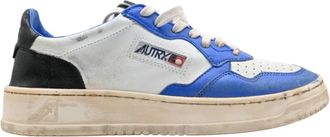 Autry Vintage lage leren sneakers - Heren - Sneakers - Veelkleurig - 42 EU - Schoenen