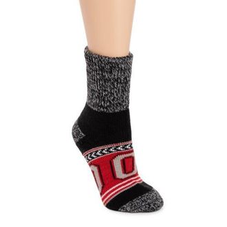 Muk Luks Gameday Unixex Short Heat Retainer Socks in Ohio State at Nordstrom