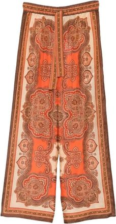 Zimmermann Wide Broeken - Dames - Wijde Broeken - Veelkleurig - M - Broeken