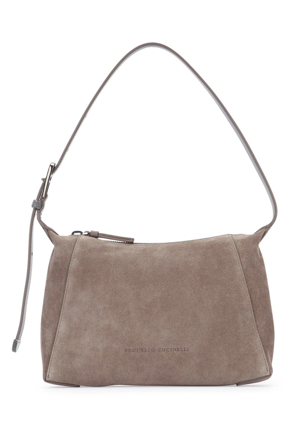 バッグ・カバンその他 BRUNELLO CUCINELLI Suede shoulder bag Corvino BRUNELLO CUCINELLI Medium Suede Shoulder Bag in Brown | endource