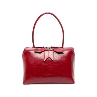 The Attico LAltra Di Milano Patent-leather Tote Bag