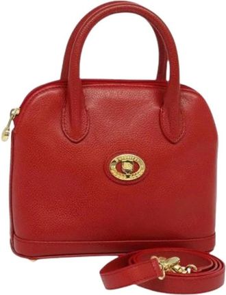 Burberry Pre-owned Handbags, female, Red, Size: ONE SIZE Pre-owned Vintage Hand Bag