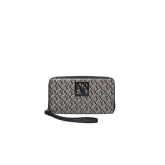 A|X Armani Exchange Allover Logo Wallet - female - Armani Exchange - Wallets & Cardholders - Beige - ONE SIZE - Accessories