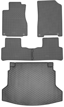 OEM Juego De Alfombrillas De Goma Para Coche Y Alfombrilla Para Maletero Para Honda Cr-v Iv Suv (de Octubre De 2012 A Septiembre De 2018)
