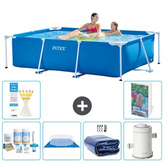 Intex Piscina Con Estructura Rectangular - 220x150x60 Cm - 7-piezas S115