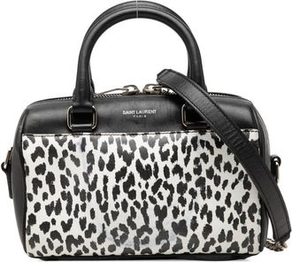 Saint Laurent Pre-owned Saint Laurent Toy Leather Leopard Print Classic Duffle Satchel Ladies 3NDSCCGZ3L4CIHMW