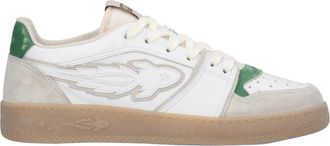Enterprise Japan Egg Rocket 2 White/Beige Suede Sneakers