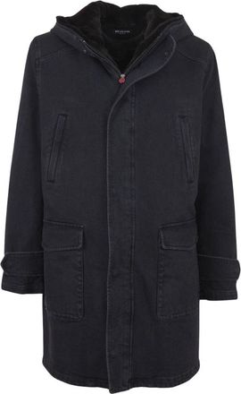 Kiton Nuovo Parka - Heren - Mantel - Zwart - XL - Katoen - Jassen