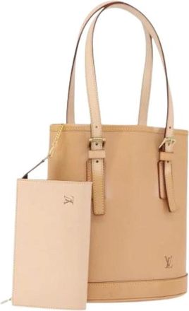 Louis Vuitton Pre-owned Bucket Bag - Dames - Vintage Tas - Beige - ONE Size - Vintage