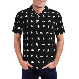 Generic Mens Summer Fun Casual Short Sleeved Shirt Top Apparel T (Sky Blue, M)