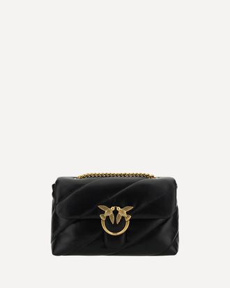 Pinko Love Classic leather Shoulder Bag Female UNI