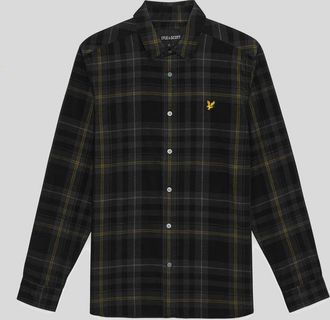 Lyle & Scott Ruitjes Katoenen Corduroy Overhemd