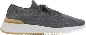 Brunello Cucinelli Schoenen, Heren, Grijs, 43 EU, Runner Sneakers
