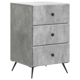 vidaXL Armario De Noche Gris Hormig&oacute;n 43 X 41 X 66,5 Cm Vidaxl