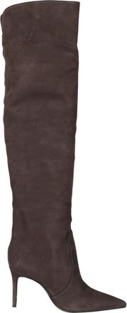 Schutz Stivale Suede Tacco Alto - - Shoes - Donna - Marrone - 40 EU