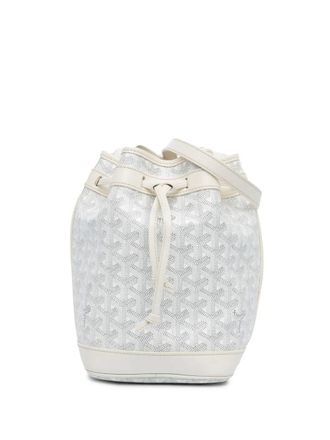 Goyard 2019 Goyardine Petit Flot bucket bag - White