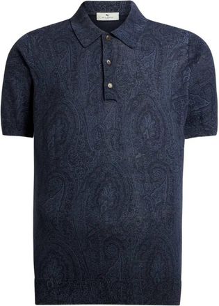 Etro Polo Etro con stampa floreale Paisley