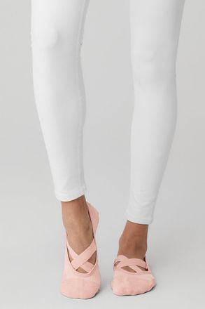 Alo | Womens Pivot Barre Socks in Pale Mauve Pink, Size: S/M (5-7.5)