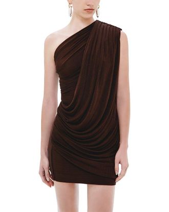 Misha Collection The Erika Rib Wool-Blend Mini Dress