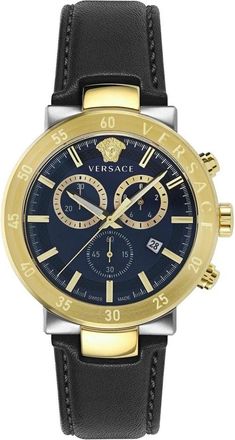 Versace Horloges - Heren - Horloges - Blauw - ONE Size - Accessoires