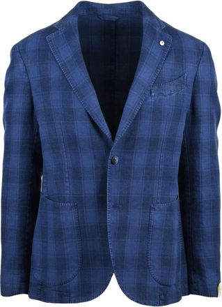 L.B.M. 1911 Formal Blazers, male, Blue, Size: L Blazer Stondato