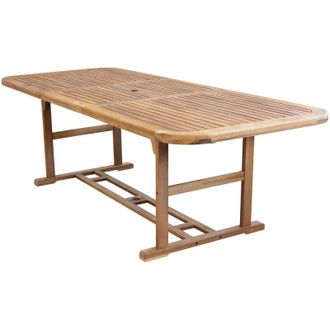 Milani Home Milani Home - turris - set tavolo in alluminio e teak cm 180/240 x 100 x 74 h con 8 sedie e 2 poltrone Mulier