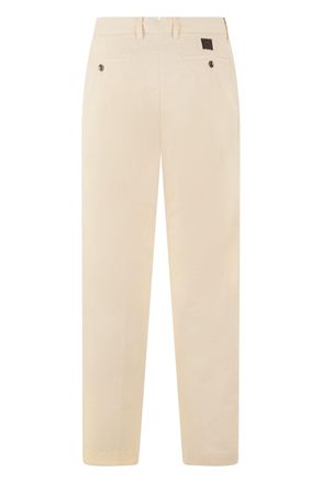 Slowear Straight-Leg Cotton-Blend Chinos - Ivory