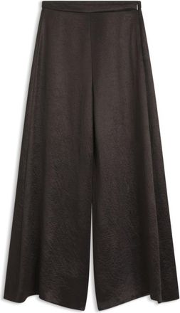 BOSS Relaxed-fit trousers in lustrous twill