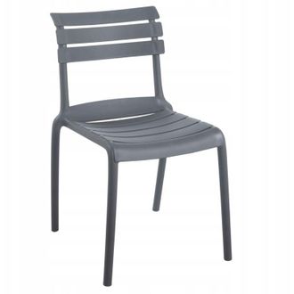 OEM Silla Gris Para Terraza Balc&oacute;n Para Oficina Protecci&oacute;n Uv Apilable Moderna