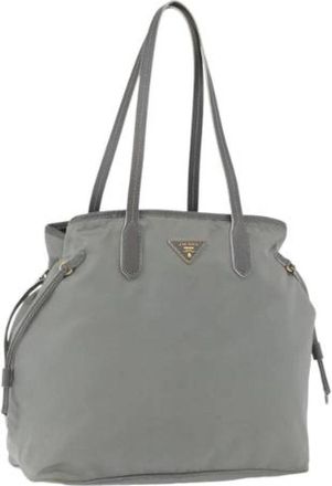 Prada Pre-owned Vintage Tote Bag - unisex - Vintage Shopper - Grijs - ONE Size - Vintage