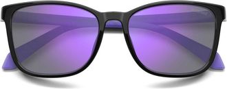 Polaroid PLD 8077/S - unisex - Zonnebrillen - Zwart - 49 MM - Accessoires