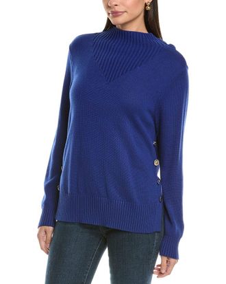 Jones New York Mock Neck Sweater