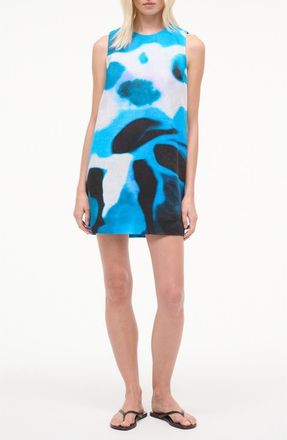 Staud Brea Linen Dress in Blue Haze at Nordstrom, Size X-Small