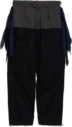 Undercover Pantaloni sportivi con inserti - Blu