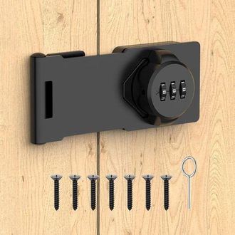 No Brand Paquete De Cerraduras De Combinaci&oacute;n Sin Llave Para Armarios Y Puertas Interiores, Para Armarios Peque&ntilde;os, Cobertizos, Puertas Correderas De Ba&ntilde;o, Caj
