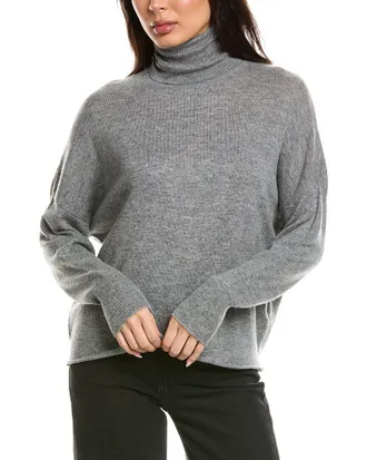 Brodie Textured Roll Neck Wool & Cashmere-Blend Sweater