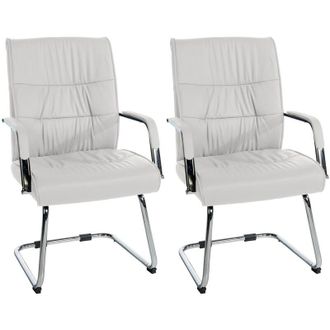 Clp Clp - Set De 2 Sillas De Conferencia Sievert Blanco
