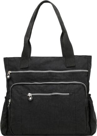 Generic Bags Ashtray Tight Casual Womens Handbag with Pockets and Zip, Nylon Shoulder Storage Bag Disc Bags, black, One Size