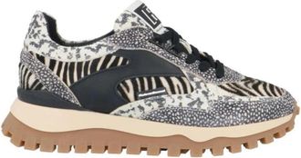 Van Bommel Grommi Sneaker - Dames - Sneakers - Zwart - 40 EU - Leer - Schoenen