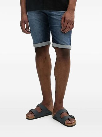 Karl Lagerfeld rolled-cuffs denim shorts - Blue