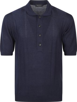 Tagliatore Polo Shirt - Heren - Polos - Blauw - 2XL - Tops