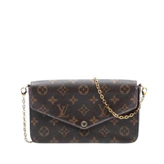 Louis Vuitton Pre-owned Cross Body Bags, female, Brown, Size: ONE SIZE Pre-owned Fabric Crossbody Bag